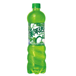 美年达可乐 Mirinda 青苹果味 汽水碳酸饮料 500ml*24瓶 整箱装 百事出品 *4件