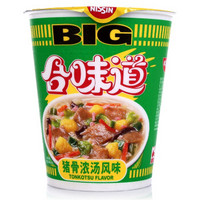 合味道 BIG杯 猪骨浓汤风味 110g 碗装方便面