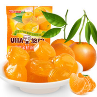 UHA 悠哈 零食糖果薄荷清新口气 蜂蜜金桔舒润糖  103g