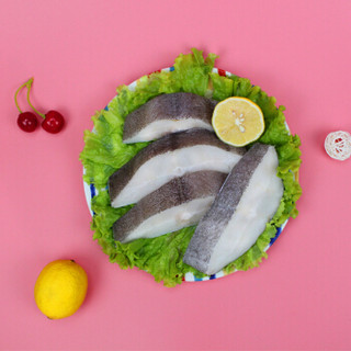 Seamix 禧美海产 冷冻格陵兰比目鱼切段 500g/袋 5-7块 生鲜 海鲜水产 烧烤食材