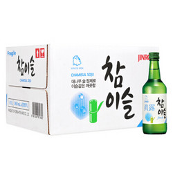 真露（JINRO）烧酒 韩国进口17.2°竹炭酒 360ml*20瓶 整箱（新老包装随机发货）