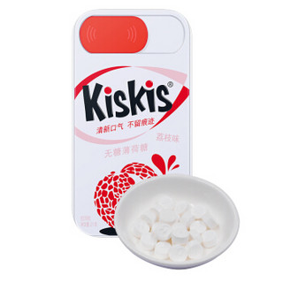 KisKis 酷滋 无糖薄荷糖 (荔枝味、21g)