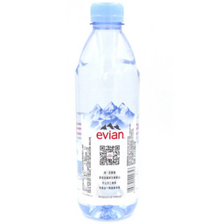  evian 依云 矿泉水 500ml Prestige版冲浪装*24瓶 整箱装