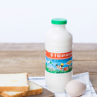 李子园原味甜牛奶450ml/瓶*12含乳饮料整箱