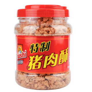 Chushi 厨师 肉松肉酥 下饭菜 特制猪肉酥225g/罐