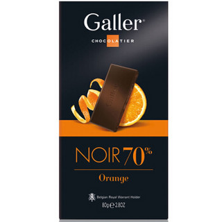  Galler 伽列 甜橙味黑巧克力 70%可可含量 80g