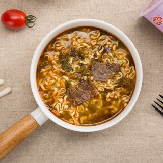海福盛 方便面 酸菜牛肉面 非油炸FD冻干面 泡面杯面78g