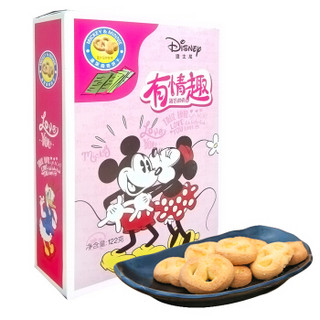  Disney 迪士尼 有情趣系列 曲奇饼干 海苔味 122g