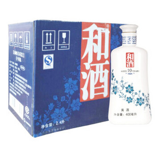  和酒 青花瓷 十年陈 特型半干黄酒 15度 400ml*6瓶