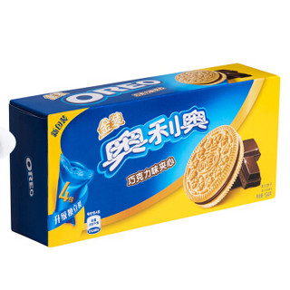 OREO 奥利奥 金装巧克力夹心饼干 (盒装、194g)