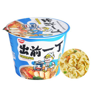 NISSIN 日清食品 出前一丁 方便面 (葱爆鲜鱿风味、106g)