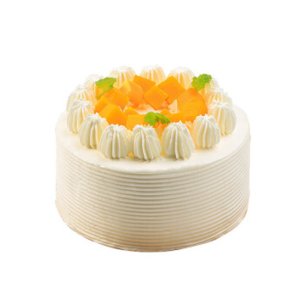 商品le cake 诺心 鲜奶芒芒生日蛋糕 (芒果味,1磅)