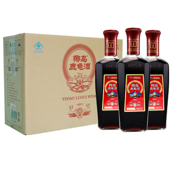  椰岛鹿龟酒 配制养生露酒 33度 500ml*(6+1)瓶