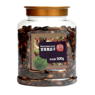 富锦 罐装甘草黑瓜子 500g