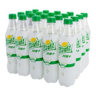 雪碧 Sprite 雪碧纤维+ 柠檬味 无糖零卡零糖 汽水 碳酸饮料 500ml*24瓶 整箱装 可口可乐公司出品