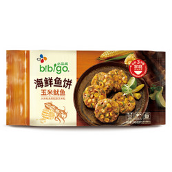 bibigo 必品阁 玉米鱿鱼海鲜鱼饼 240g