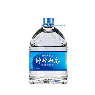  野岭 剐水天然饮用水 4L*4桶