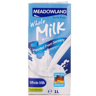  Meadowland 美多莱 全脂牛奶 1L*6盒