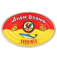 AYAM BRAND 雄雞標 番茄汁沙丁鱼罐头 215g