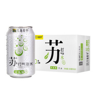 天地精华 气泡水青瓜味 330ml*20瓶