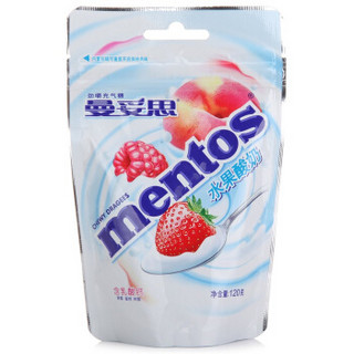 Mentos 曼妥思 劲嚼充气糖 水果酸奶味 120g