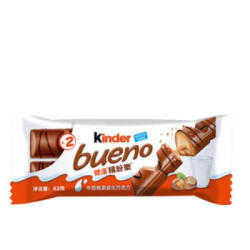 Kinder 健达 缤纷乐 牛奶榛果威化巧克力 2条装 43g *13件