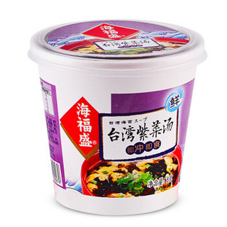 海福盛 方便速食汤 台湾紫菜汤 杯装 8g