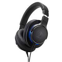 Audio Technica 铁三角 ATH-MSR7b 耳罩式头戴式动圈有线耳机 黑色