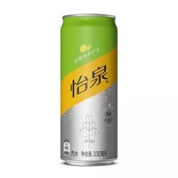 怡泉 Schweppes 零糖零卡 柠檬味 苏打水 饮料 330ml*24罐 整箱装 可口可乐公司出品