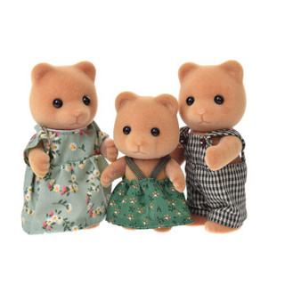 Sylvanian Families 森贝儿家族 SYFC14248 植绒公仔 熊家族