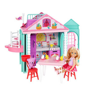 Barbie 芭比 DWJ50 小凯莉休闲屋（紫色版）