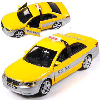 彩珀合金车模 1:32现代的士 跑车 仿真汽车模型 宝宝儿童玩具男孩玩具汽车88845NAAA
