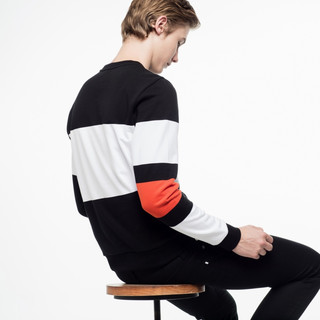 LACOSTE 拉科斯特 SH0927 男士棉质拼接卫衣