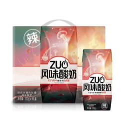 蒙牛 ZUO风味酸牛奶  生姜红枣辣味  200g*16 礼盒装 *2件