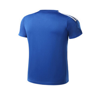 ERKE 鸿星尔克 51217219055 男子足球比赛T恤 (宝石蓝、L)