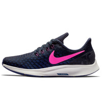 NIKE 耐克 942855-401 PEGASUS 35 女士气垫跑步鞋 (36.5、蓝黑蓝色)