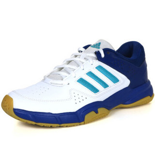 adidas 阿迪达斯 BY1817 男士羽毛球鞋 白蓝 44码