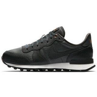 NIKE 耐克 828404-012 INTERNATIONALIST PREMIUM 女士阿甘休闲鞋 (煤黑色、36.5)