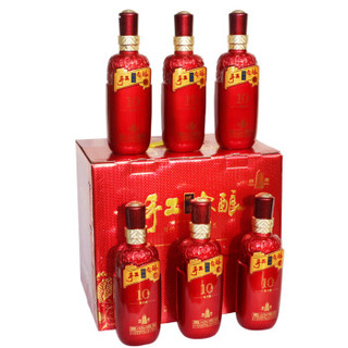  塔牌 绍兴黄酒十年（10年）手工冬酿花雕酒  418ml*6瓶