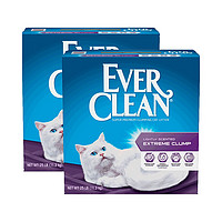 双11预售：EverClean 蓝钻 宠物猫砂 膨润土砂 速凝紫标 11.3KG*2盒装 *2件