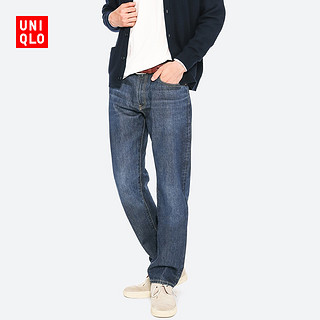 UNIQLO 优衣库 408488 男士直筒牛仔裤