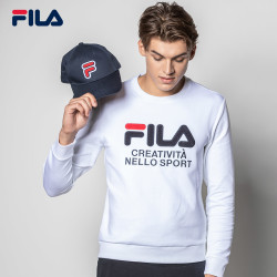 FILA斐乐男卫衣2018秋季新品圆领运动休闲潮