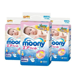 MOONY 尤妮佳 婴幼儿纸尿裤 NB90  *3件