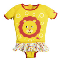 百适乐 BESTWAY费雪(Fisher-Price)游泳衣女童连体浮力衣 游泳圈93523 (适合3-6岁) L