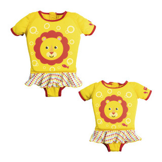 Bestway费雪（Fisher-Price）游泳衣女童连体浮力衣 游泳圈93523 (适合3-6岁) L