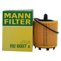 曼牌滤清器 曼牌（MANNFILTER）机油滤清器机滤机油滤芯HU6007x迈锐宝君威君越GL8赛威荣威950