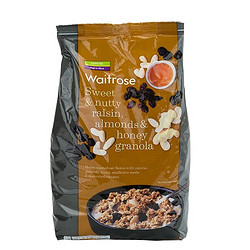 Waitrose 葡萄干杏仁蜂蜜麦片 1kg  *5件