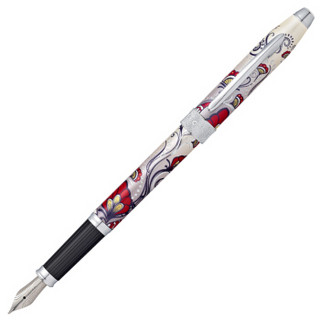 CROSS 花漾系列 钢笔 (F尖、红色蜂鸟藤、金属)