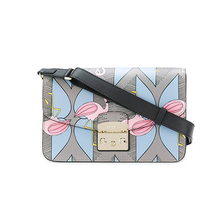 FURLA 芙拉 METROPOLIS系列  时尚花纹 单肩斜挎包  中号