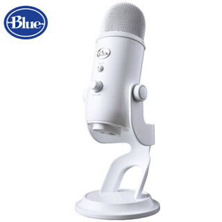  Blue yeti 雪怪 USB电容麦克风 白色